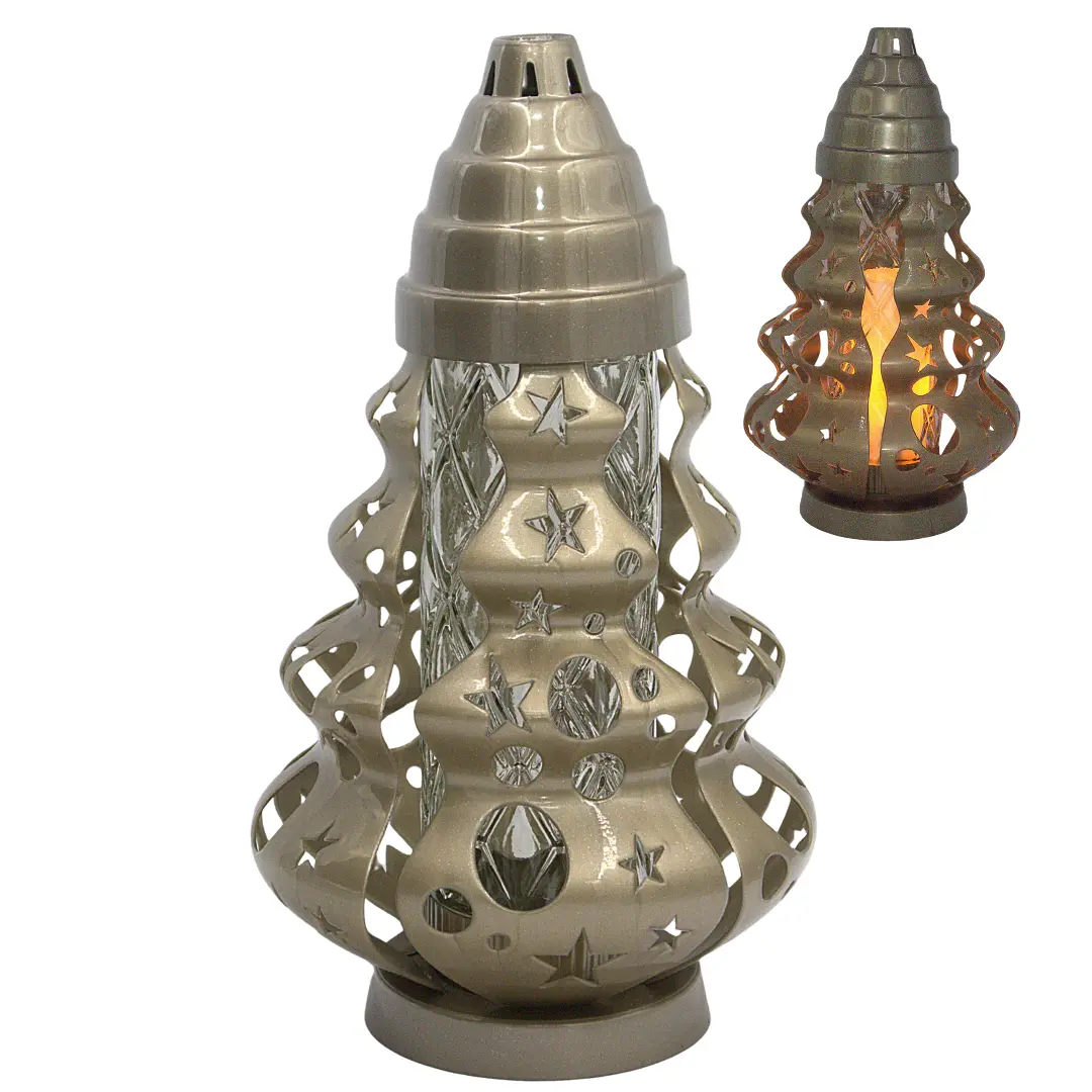 Znicz Choinka ZCH LS88 złota znicz_atystyczny_choinka_zlota_4