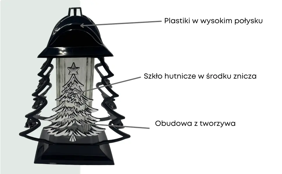 Znicz Choinka Czarno Srebrna LS89 znicz_artystyczny_choinka_srebrna_2