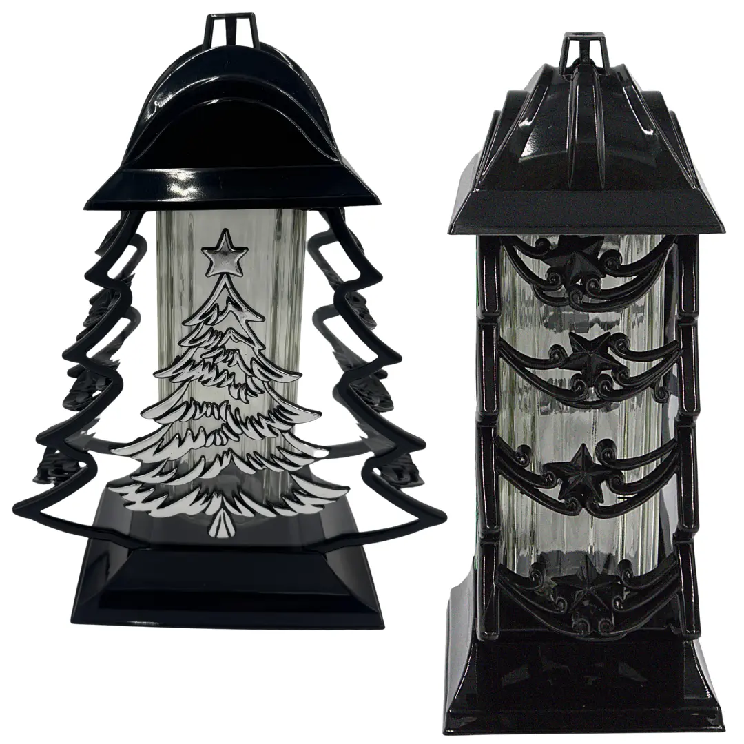 Znicz Choinka Czarno Srebrna LS89 znicz_artystyczny_choinka_srebrna_4