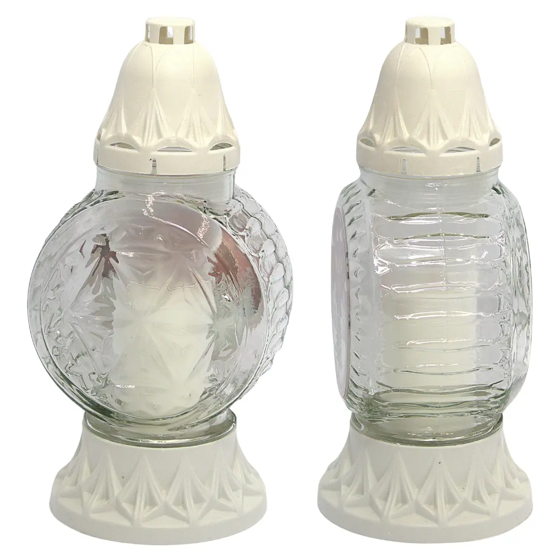 Znicz Świąteczny LS93 znicz_szklany_z_naklejka_swiateczna_ozdobna_bialy_4