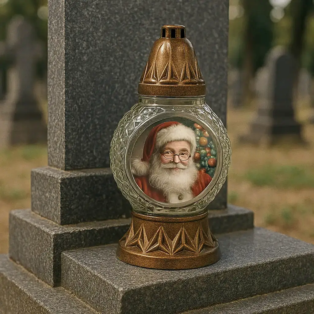 Znicz Świąteczny Mikołaj L1000 LS93 AnyConv.comB