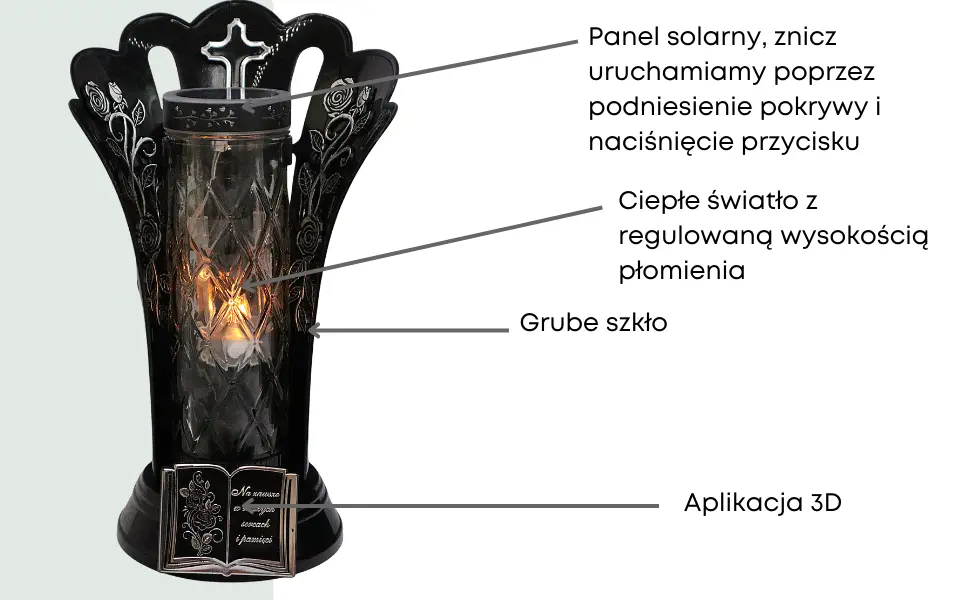 Znicz Książka srebro LL98 Znicz_duzy_korona_czarno_srebrny_2