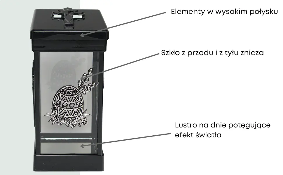 Znicz Cubo Srebrny LG40 Kochanemu Dziadkowi znicz_cubo_z_dedykacja_kochanemu_dziadkowi_srebny_2