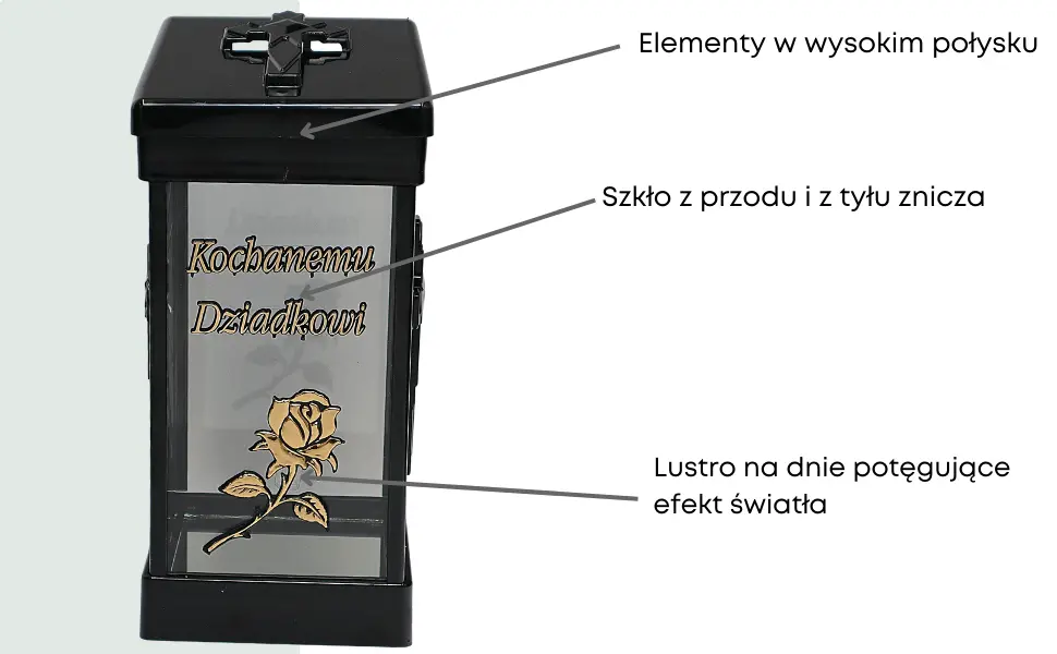 Znicz Cubo Zloty LG40 matka znicz_cubo_z_dedykacja_kochanemu_dziadkowi_zloty_2