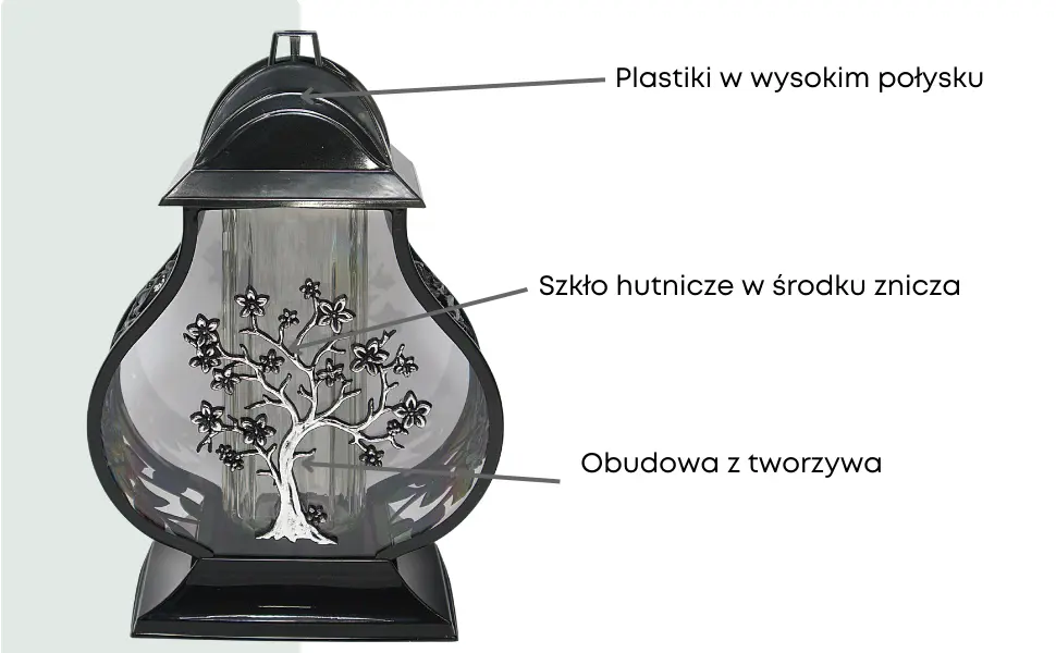 Znicz Lampion Drzewo Srebro LG68 znicz_artystyczny_drzewo_czarno_srebrny_2