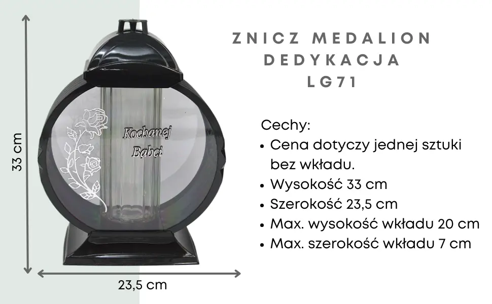 Znicz Medalion LG71 znicz_medalion_z_aplikacja_srebrna_1