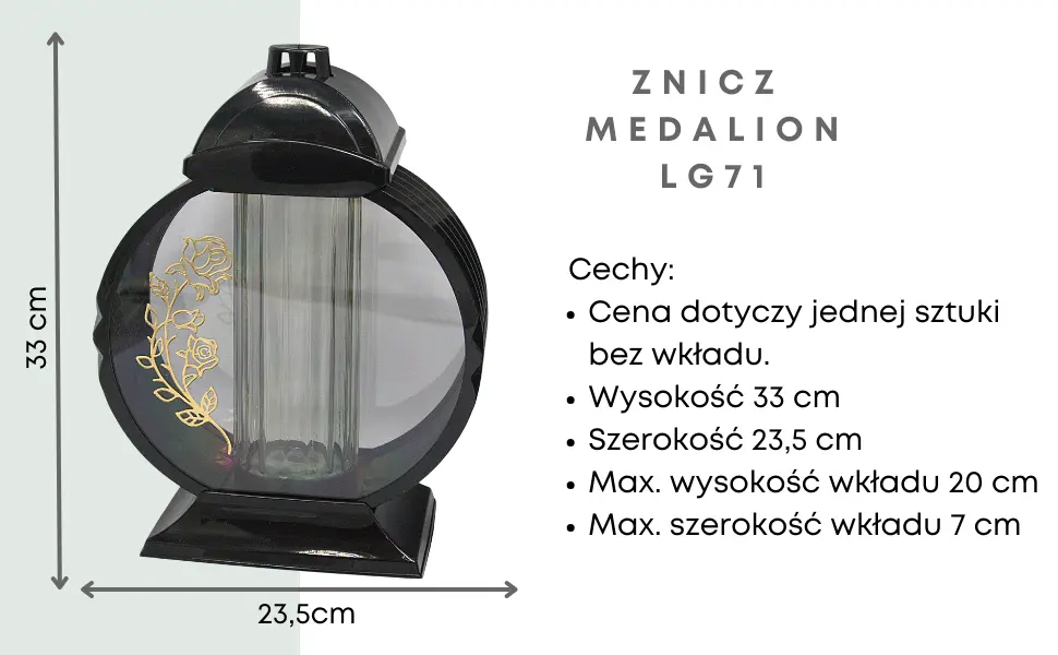 Znicz Medalion Zloty LG71 znicz_medalion_z_aplikacja_zlota_1