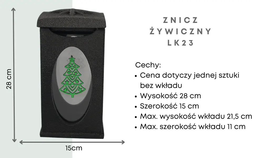 Znicz Kamienny Domek Czarny Lk23 Znicz_zywicznokamienny_czarny_1