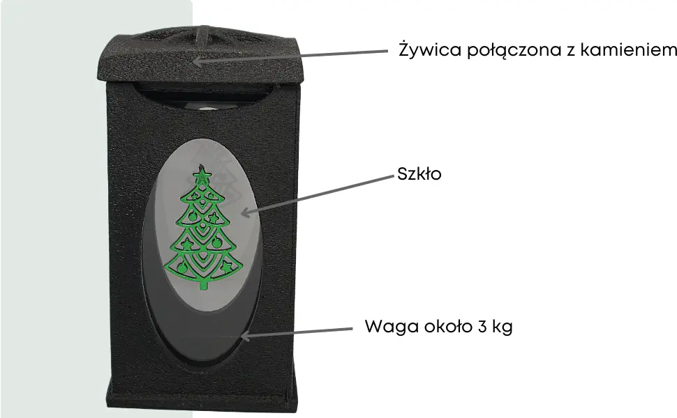 Znicz Kamienny Domek Czarny Lk23 Znicz_zywicznokamienny_czarny_2