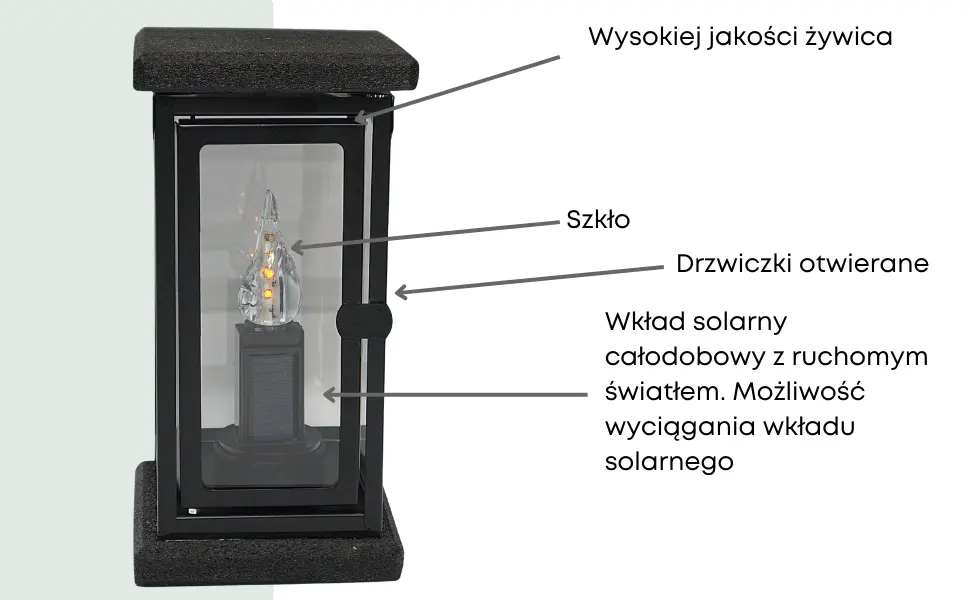 Znicz kamienny LK25 czarny z wkładem solarnym znicz_zywiczno-kamienny_czarny_z_wkladem_solarnym_2