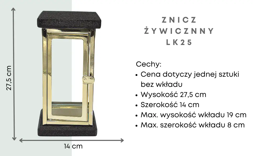 znicz znicz_zywiczny_z_metalizacja_zlota_1