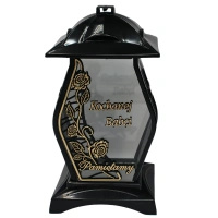 Znicz dla Babci czarno złoty diament LG42 na pomnik Dzień Babci