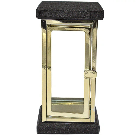 Znicz żywiczny LK25 metalowa kapliczka złota na pomnik nowoczesna 