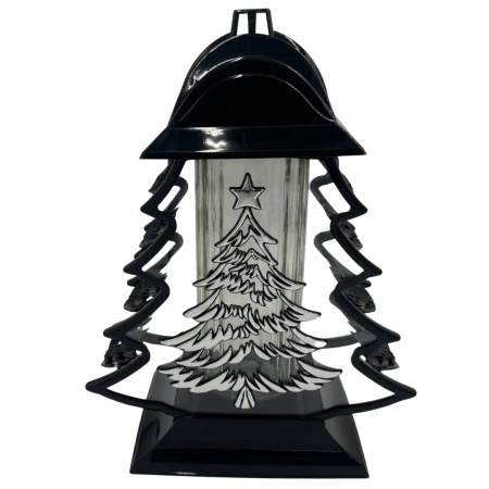 Znicz Choinka Czarno Srebrna LS89