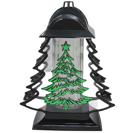 Znicz Choinka Czarno Zielona LS89