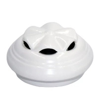 Góra mała Pokrywka Ceramiczna Wiatrochron do Znicza Solidna Ciężka Biała