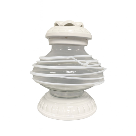 Znicz Ceramiczny UFO Biały LC12