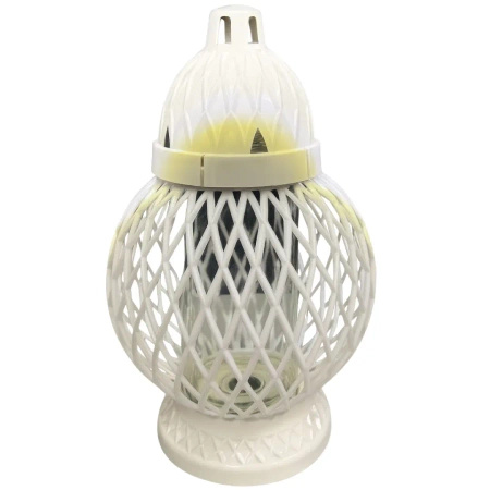 Znicz Glass Hit Kula Karo Duza Biała LG47