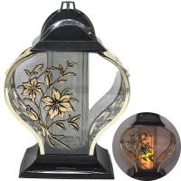 Znicz Lilia Metalizacja Złota Lg70