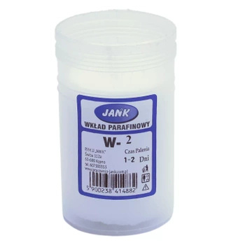 Wkład Parafinowy do Zniczy Janik 9,5cm 1-2 dni 24 - 48hW2