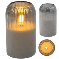 Świeca w Szkle Wosk Grafitowa C96