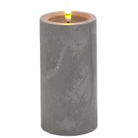 Świeca Cortina  Beton Okrągła  na Cmentarz Elegancka  C84 L