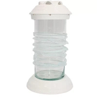 Znicz Ceramiczny Rura Duża Biała Solidny Szkło Ceramika LC22