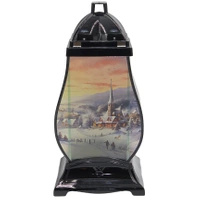 Lampion Świąteczny Piękny Ekskluzywny na Cmentarz Święta LS87