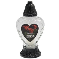 Znicz z dedykcją Rodzicom róże L263