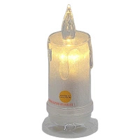 Wkład LED Subtio WP58 – brokatowa świeca z ciepłym światłem