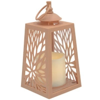 Cortina Latarenka Roraty Ażur Piaskowiec z Świecą na Baterie Piękna Mała C78