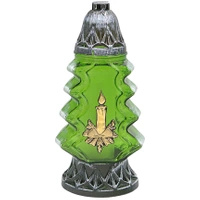 Znicz Choinka Lampion Aplikacja Święta Zielona na Cmentarz Grób LS30