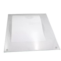 Podstawa pod Znicze Szklana Transparentna Duża 40x30 cm POD40