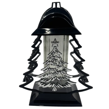 Znicz Choinka Czarno Srebrna LS89