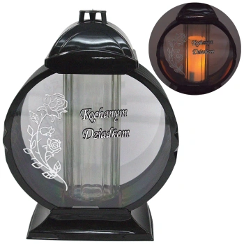 Znicz dla dziadków medalion artystyczny duży dedykacja grób LG71