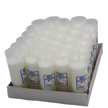 Wkłady Parafinowe do Zniczy Janik 18cm-30 sztuk 72h 3 dni W5