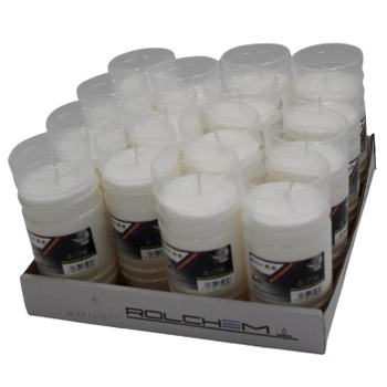 Wkłady Parafinowe do Zniczy ROL-CHEM 15 cm 15 sztuk 4 dni 96h R8