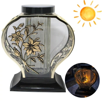 Znicz Lilia Metalizacja Złota Solarny Lg70