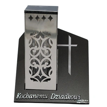 Znicz metalowy dla dziadka LM21 kochanemu dziadkowi soldiny na pomnik