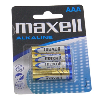 Bateria Maxell Alkaiczna AAA(R3) Zestaw 4 szt