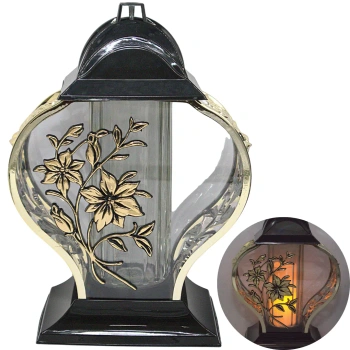 Znicz Lilia Metalizacja Złota Lg70