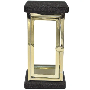 Znicz żywiczny LK25 metalowa kapliczka złota na pomnik nowoczesna 