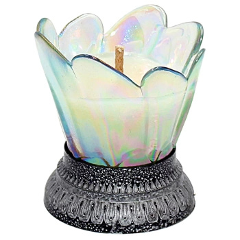 Znicz Otwarty Mini czarno-srebrny D14